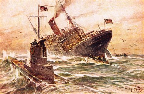 unrestricted submarine warfare wwi